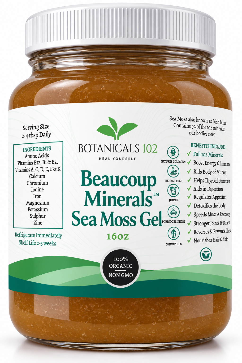 Beacoup Minerals™️ Sea Moss Gel